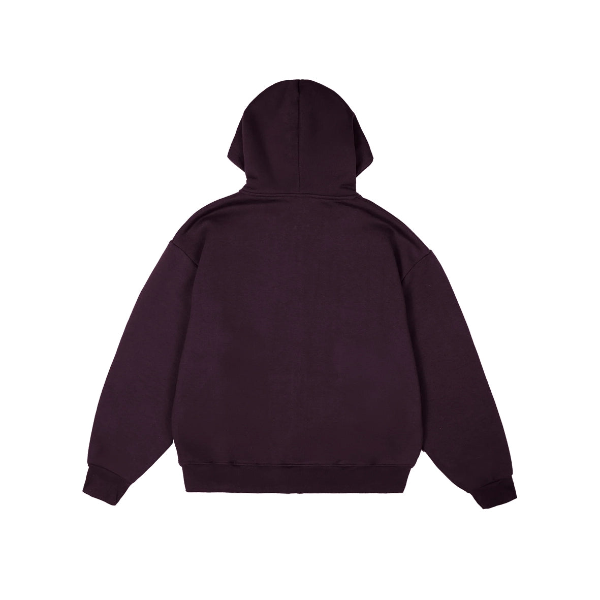 99BASED Logo Zip Hoodie Plum