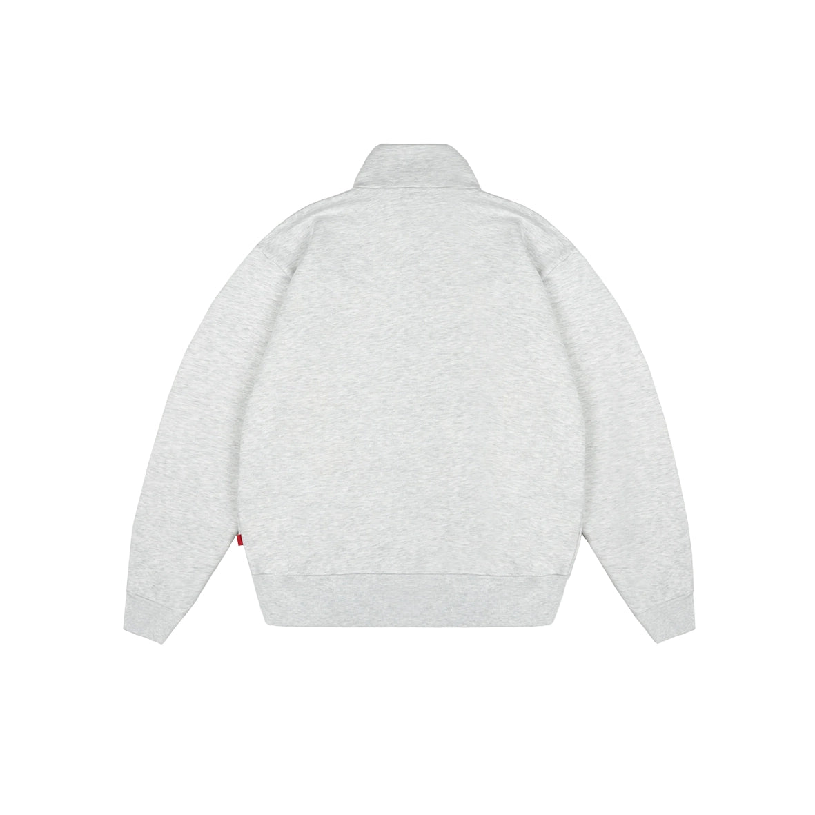 99BASED Logo Zip Jacket Grey Melange