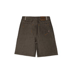 99BASED One Family Selvedge Denim Shorts Raw Brown