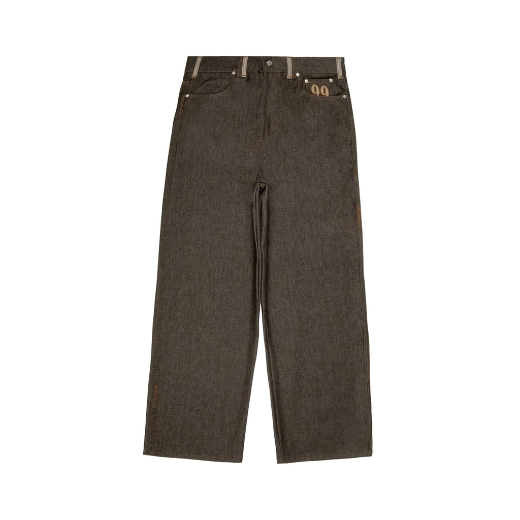 99BASED One Family Selvedge Jeans Raw Brown
