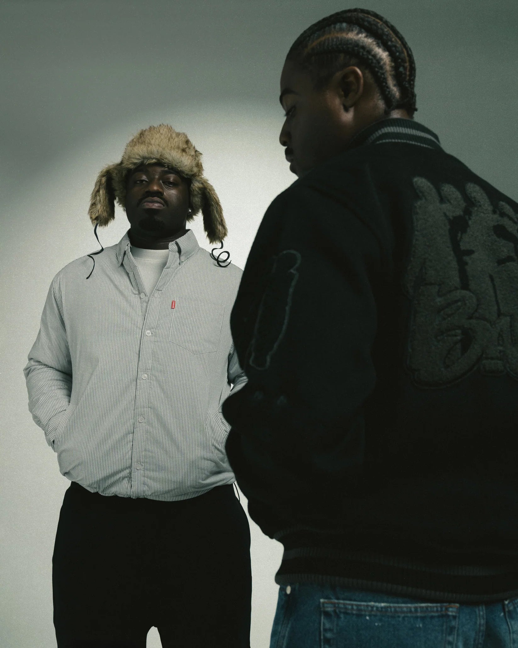 99BASED One Family Varsity Jacket Black