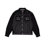 99BASED Outlined Denim Jacket Black