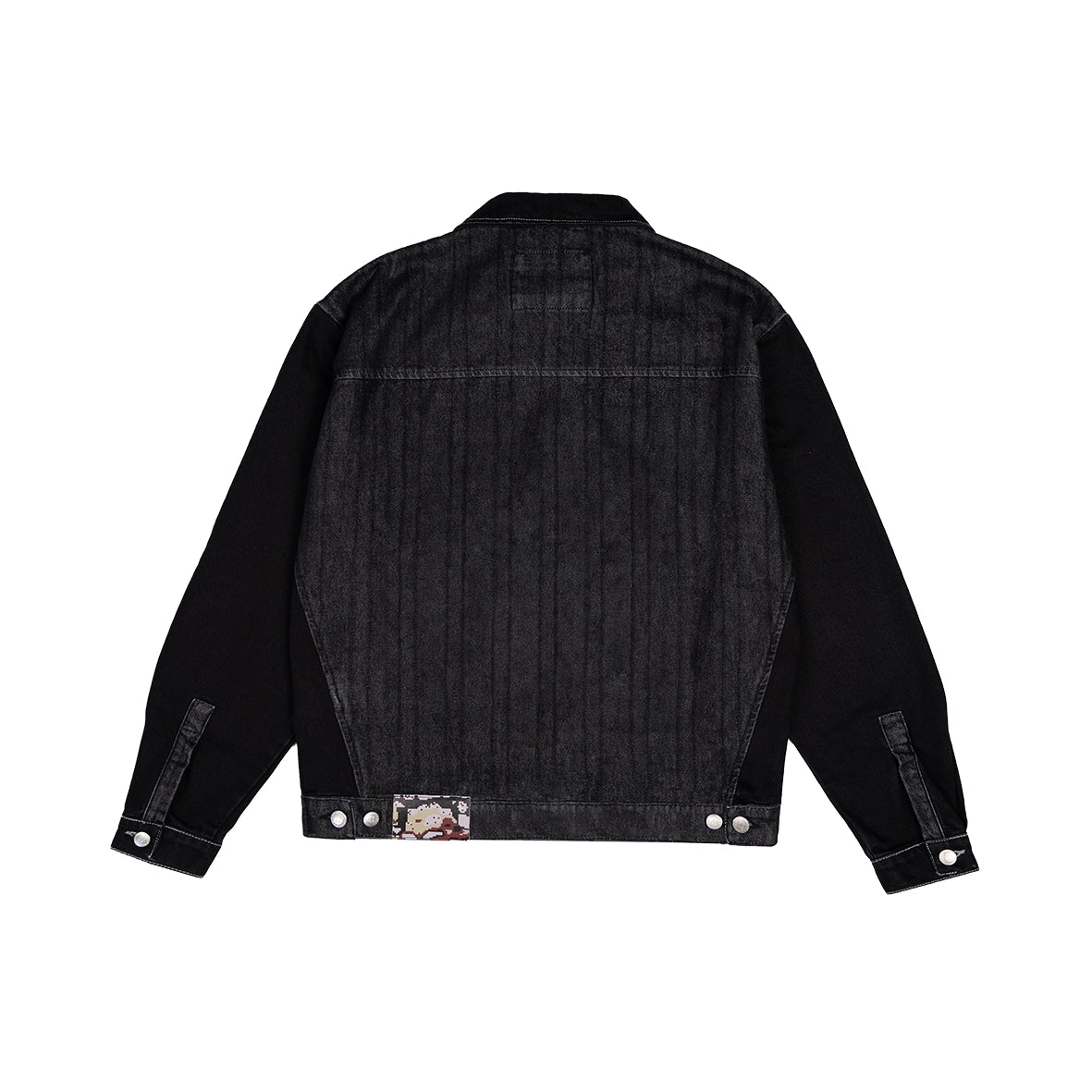 99BASED Outlined Denim Jacket Black