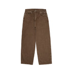 99BASED Outlined Diamond Jeans Washed Brown