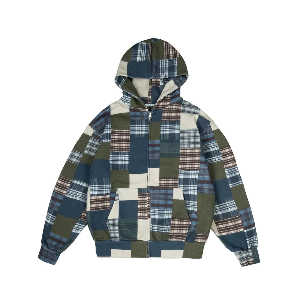 99BASED Patchwork Zip Hoodie