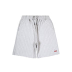 99BASED Pinstripe Sweatshorts Grey Melange