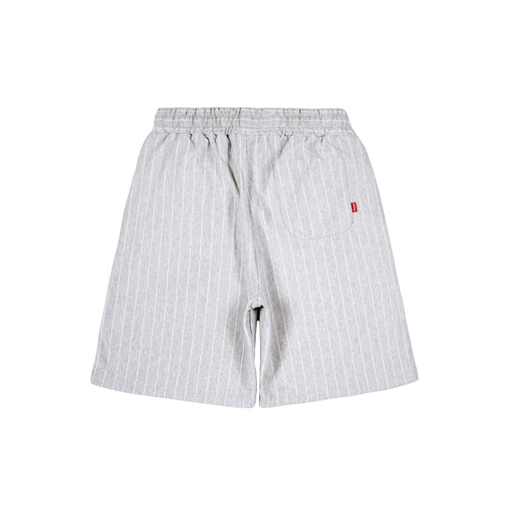 99BASED Pinstripe Sweatshorts Grey Melange