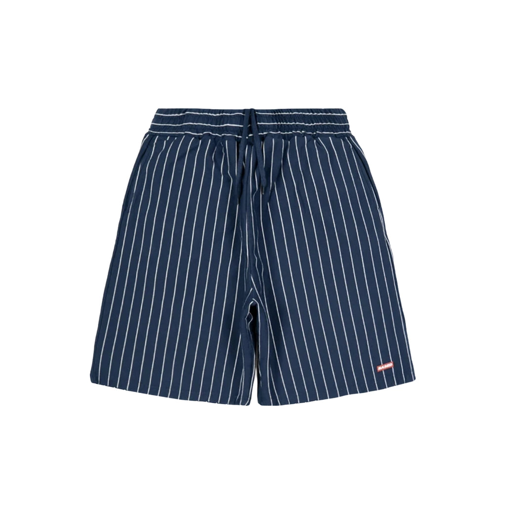 99BASED Pinstripe Sweatshorts Navy