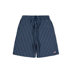 99BASED Pinstripe Sweatshorts Navy