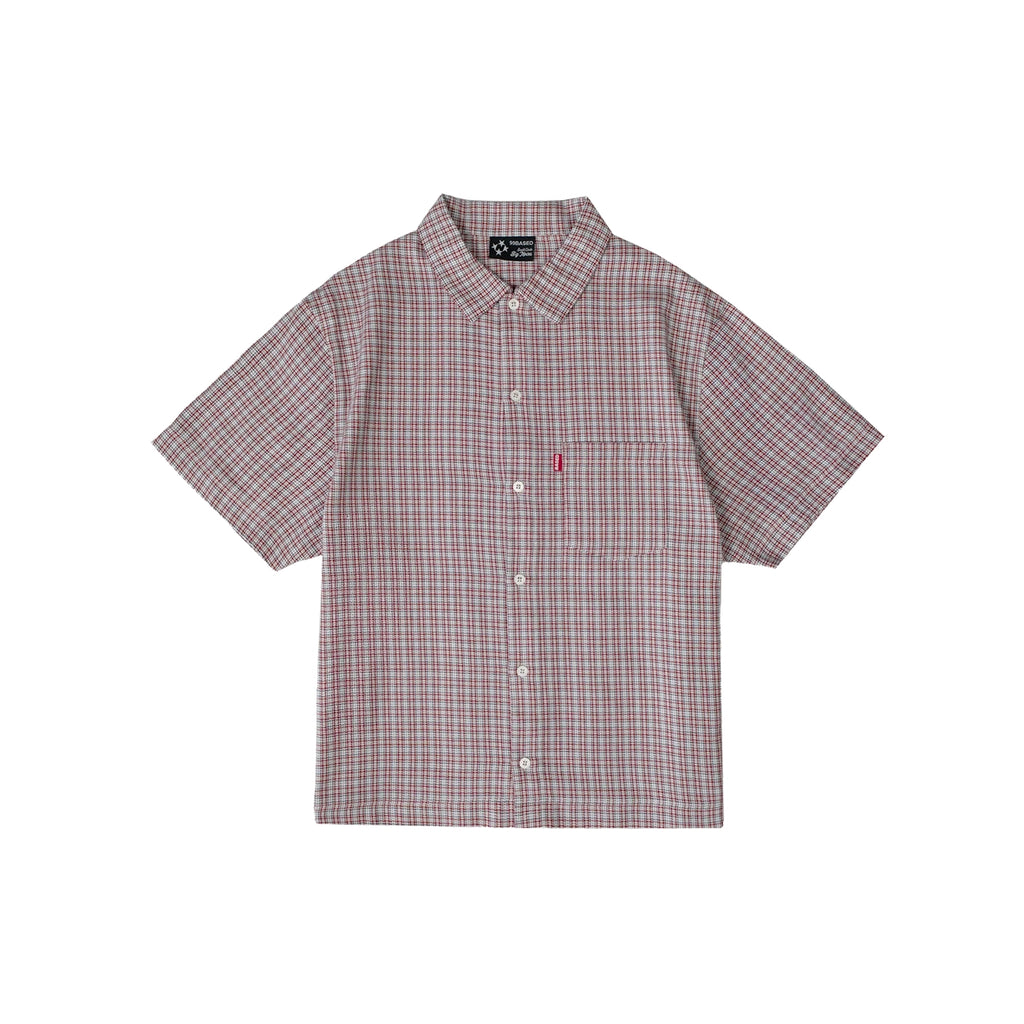 99BASED Plaid Shirt Red