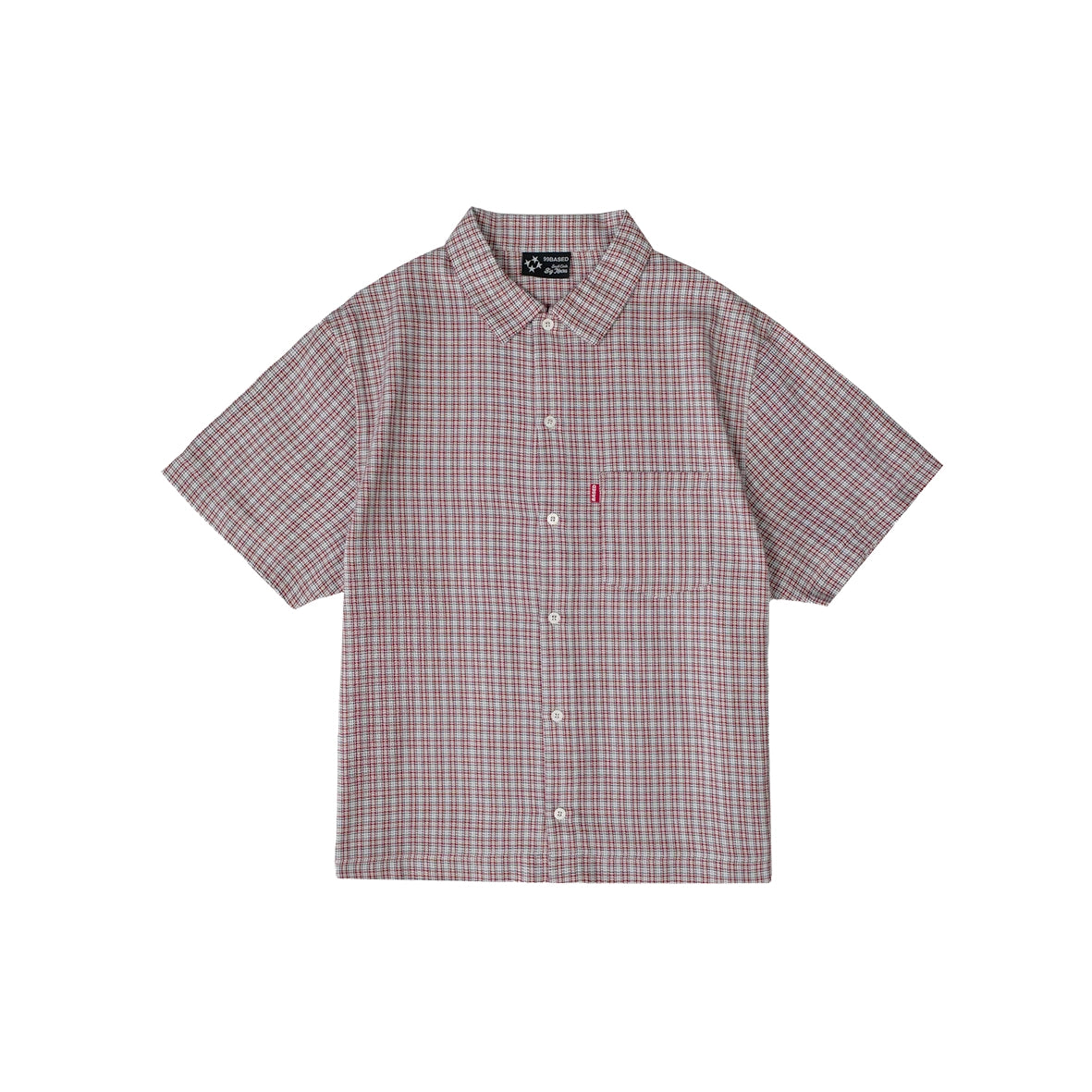 99BASED Plaid Shirt Red