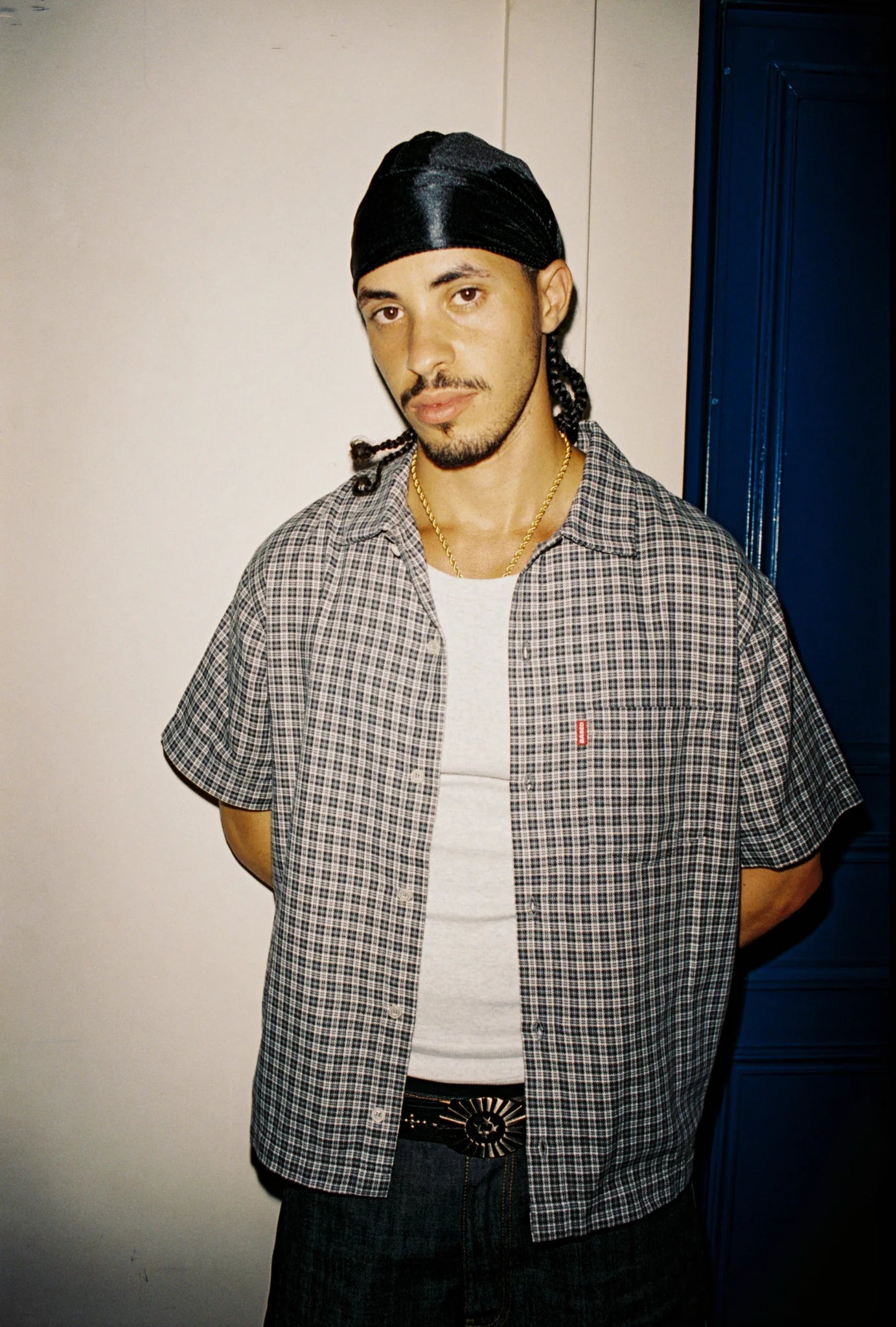 99BASED Plaid Shirt Red