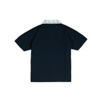 99BASED Poukwa Poloshirt Navy Plaid White