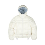 99BASED Reverse Puffer Jacket Creme Babyblue