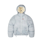 99BASED Reverse Puffer Jacket Creme Babyblue