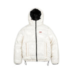 99BASED Reverse Puffer Jacket V2 Black Creme