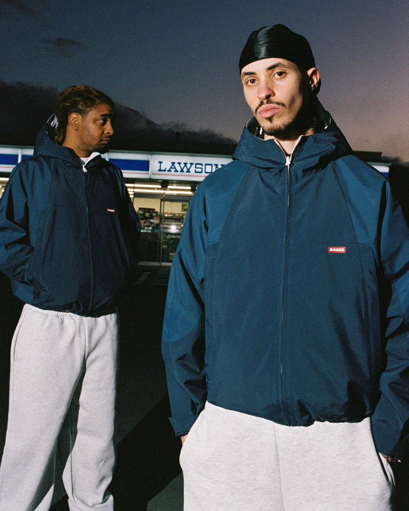 99BASED Reverse Shell Jacket Navy Creme