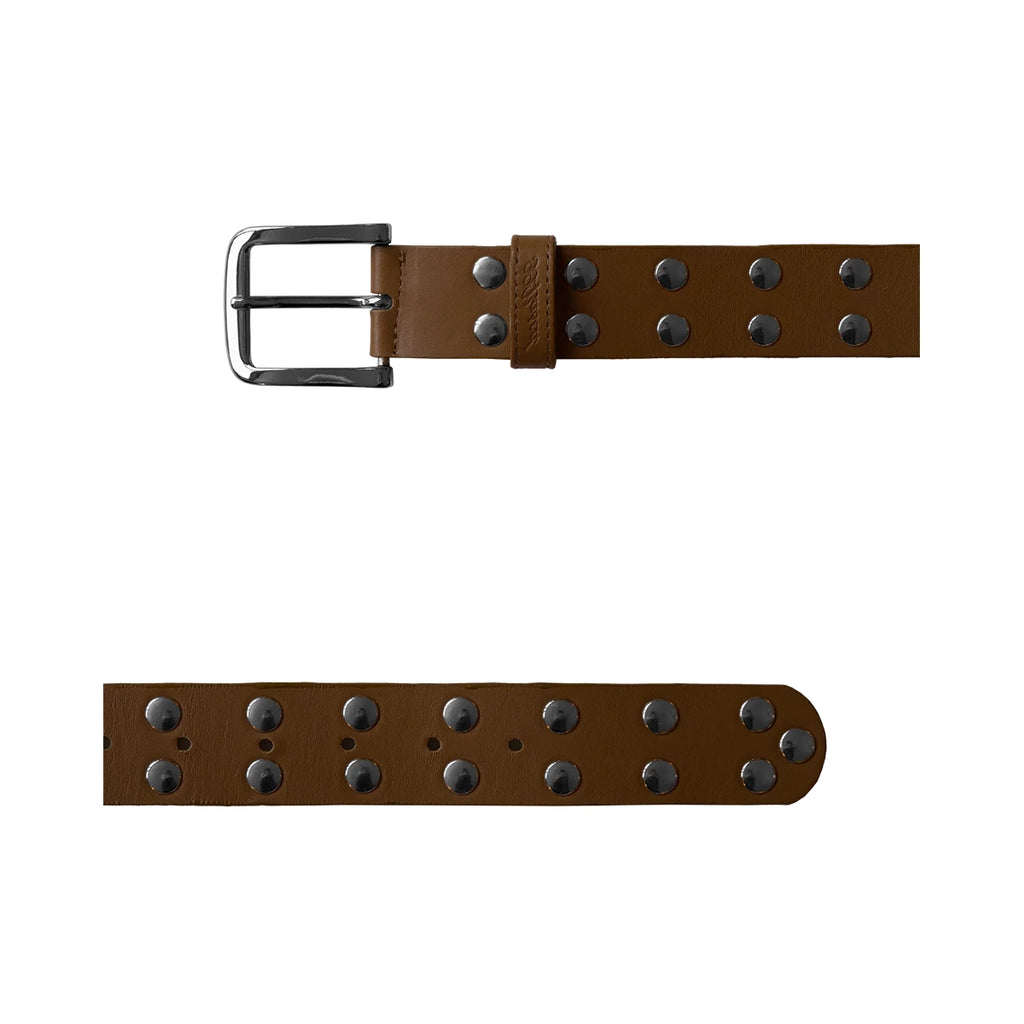 99BASED Rivet Belt Brown