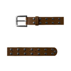 99BASED Rivet Belt Brown
