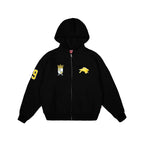 99BASED Royal Zip Hoodie Black