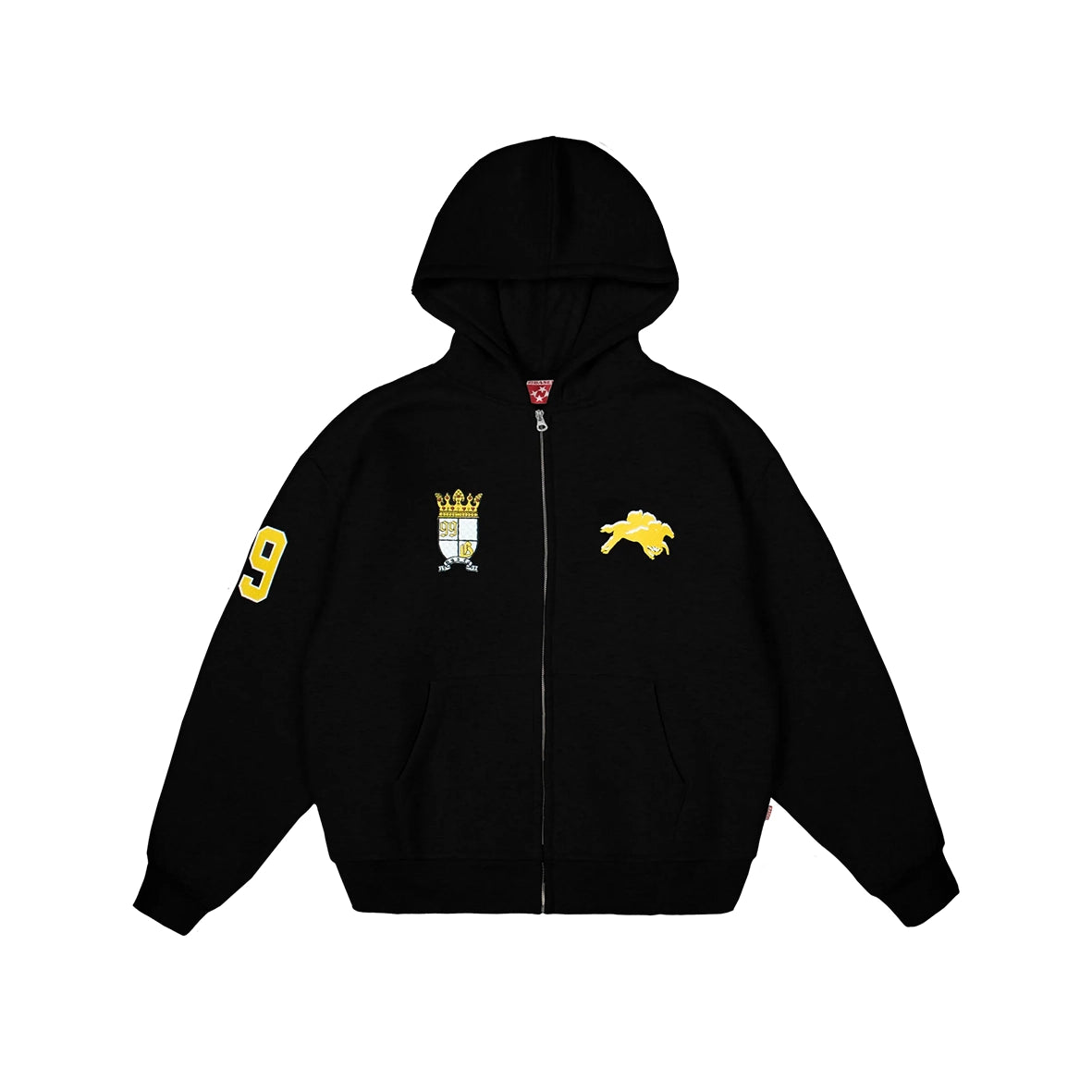 99BASED Royal Zip Hoodie Black