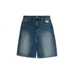 99BASED Shining Stars Denim Shorts Indigo