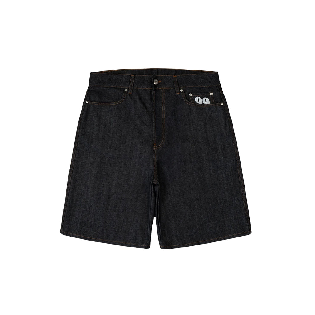 99BASED Shining Stars Denim Shorts Raw