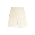 99BASED Shining Stars Denim Shorts Raw Beige