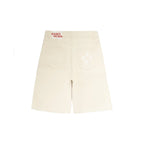 99BASED Shining Stars Denim Shorts Raw Beige