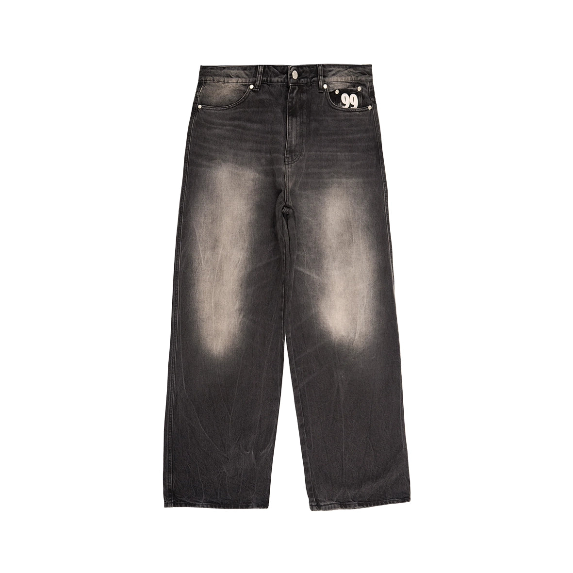 99BASED Shining Stars Jeans Black Lunar