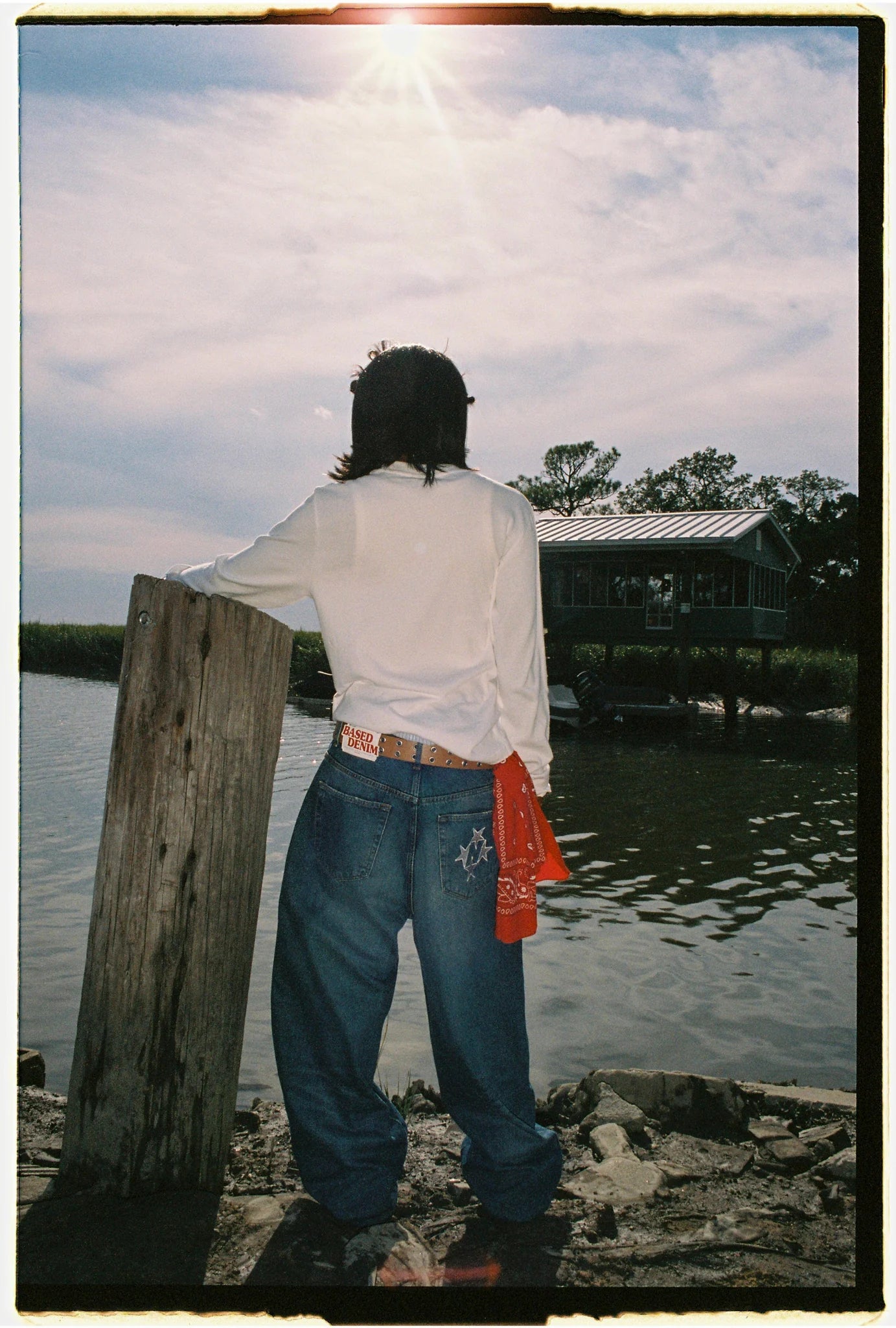 99BASED Shining Stars Jeans Indigo