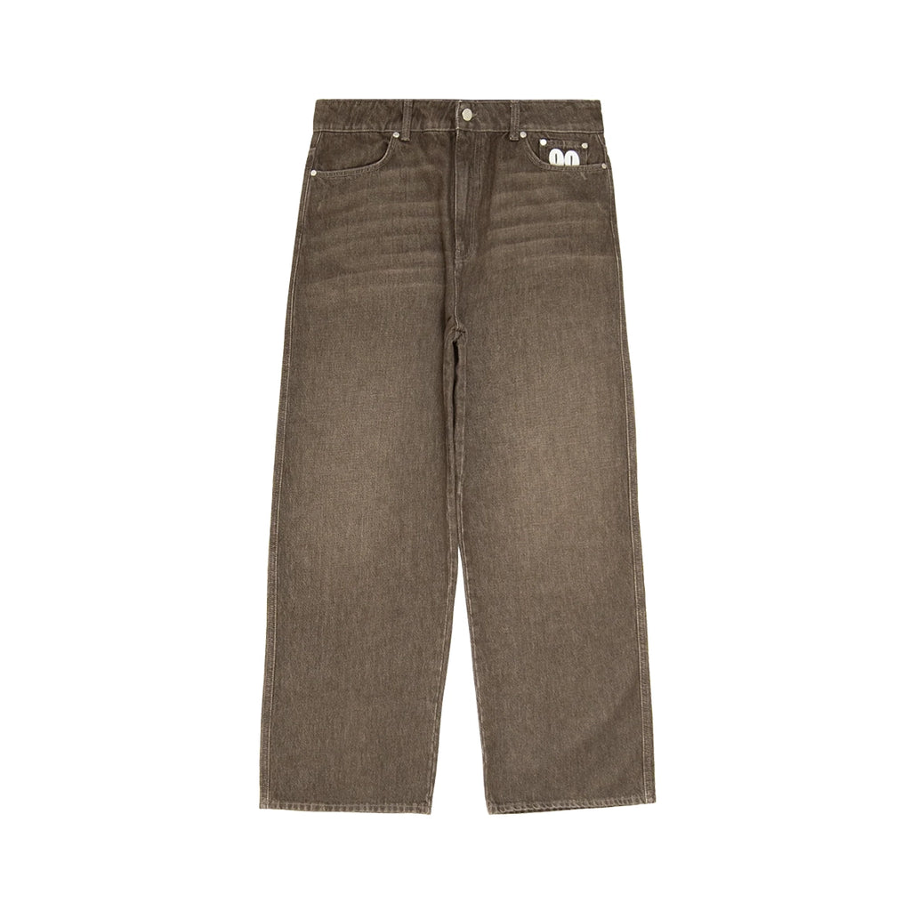99BASED Shining Stars Jeans Washed Brown