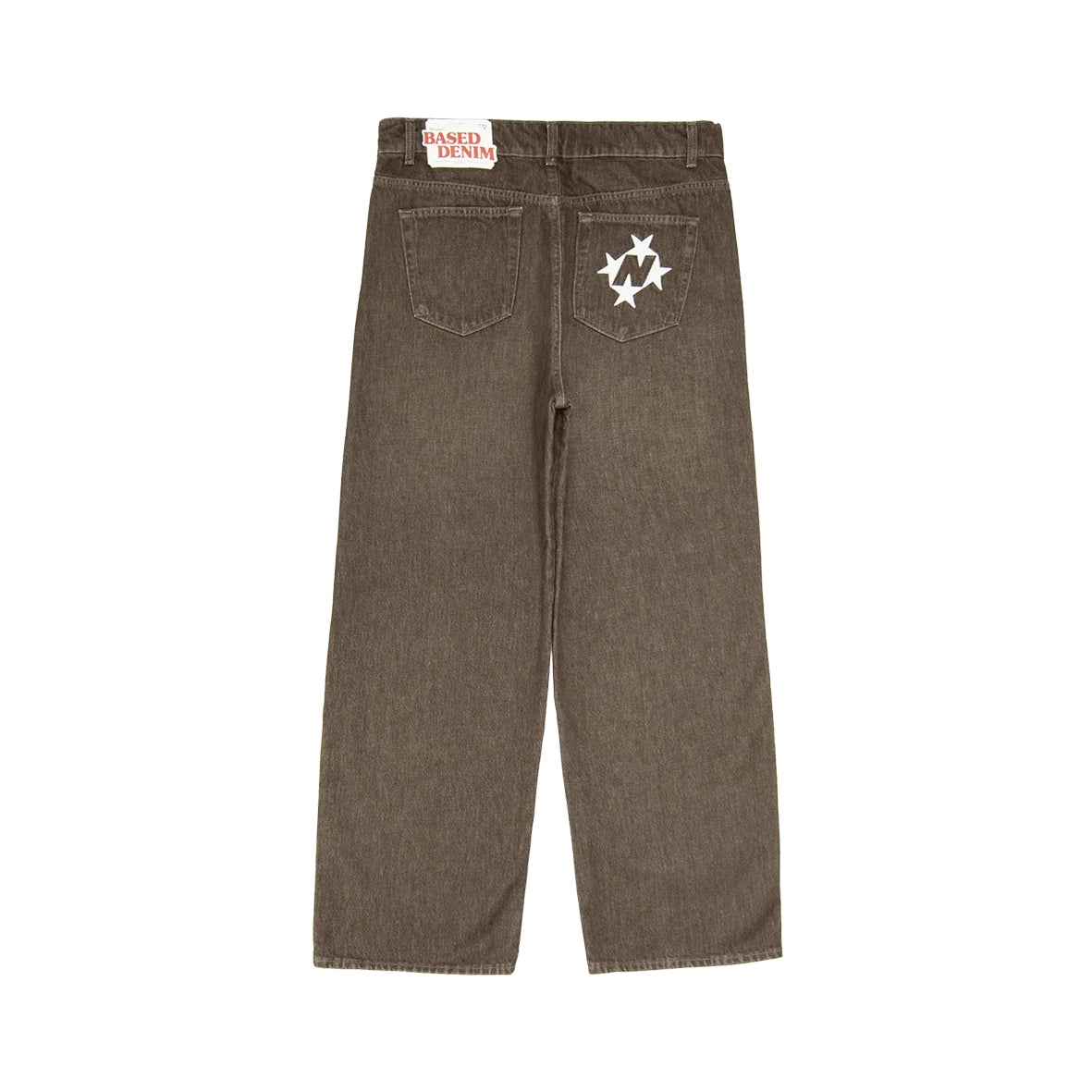 99BASED Shining Stars Jeans Washed Brown