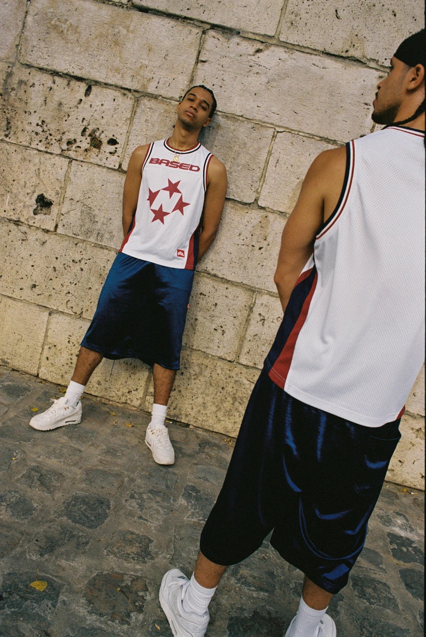 99BASED Shooter Mesh Tank Top White