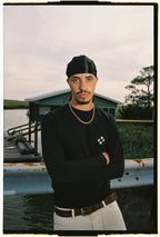 99BASED Slim Logo Longsleeve Black