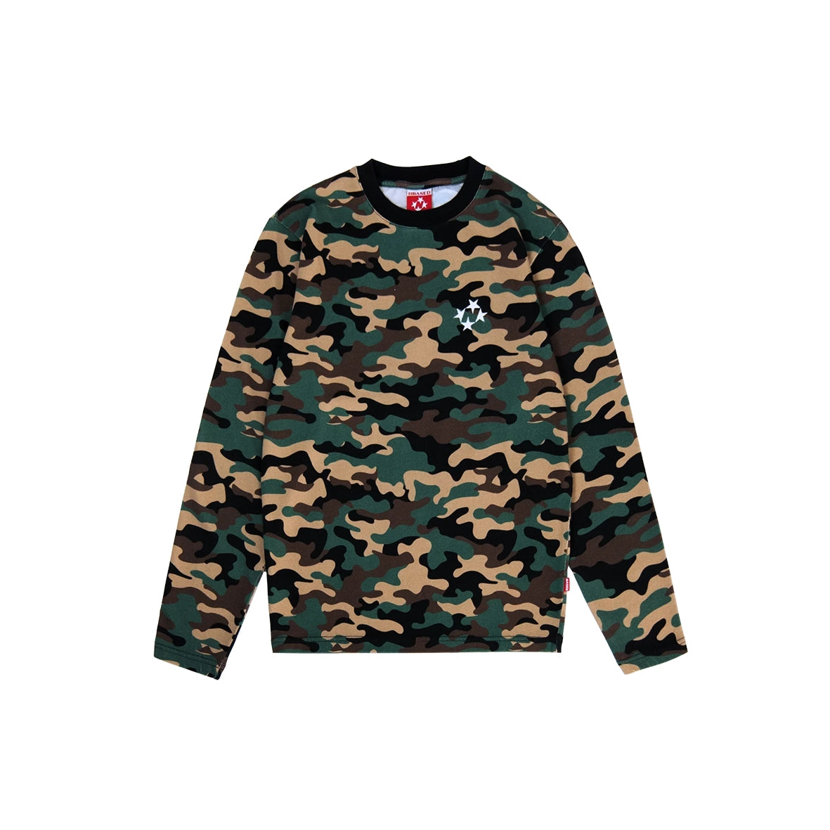 99BASED Slim Logo Longsleeve Camo