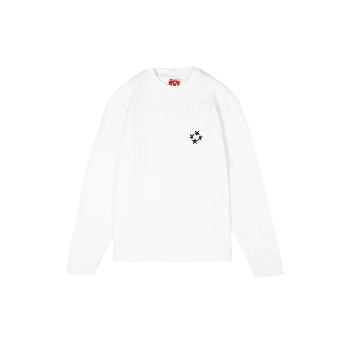 99BASED Slim Logo Longsleeve White
