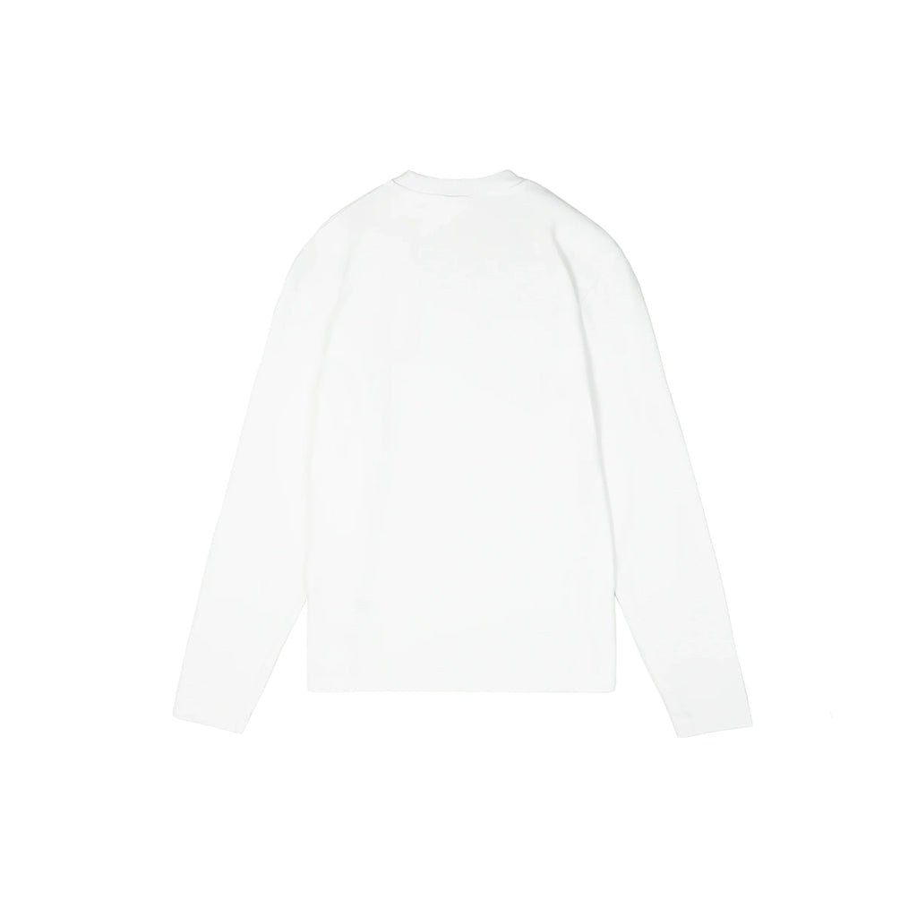 99BASED Slim Logo Longsleeve White