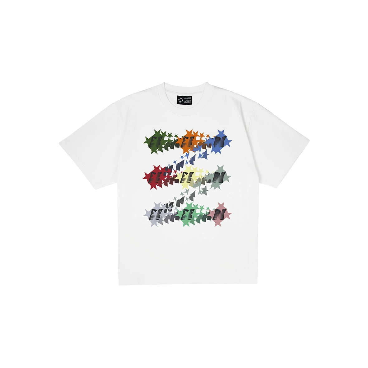 99BASED Sprinkels Star T-Shirt White