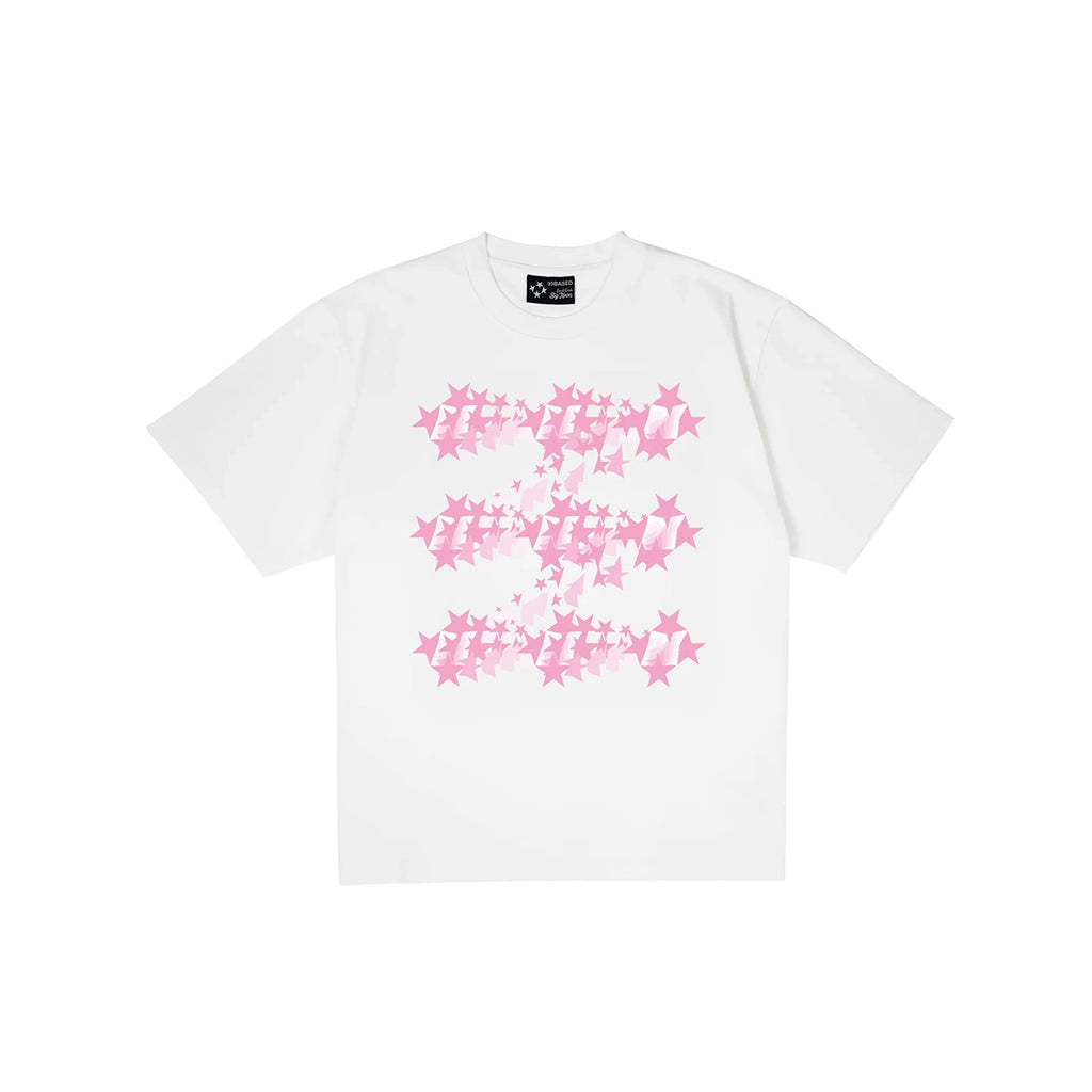 99BASED Sprinkles T-Shirt White Pink