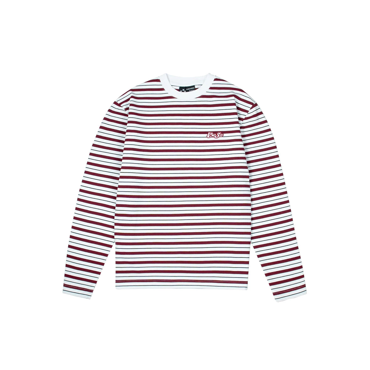 99BASED Striped Combat Longsleeve Red White