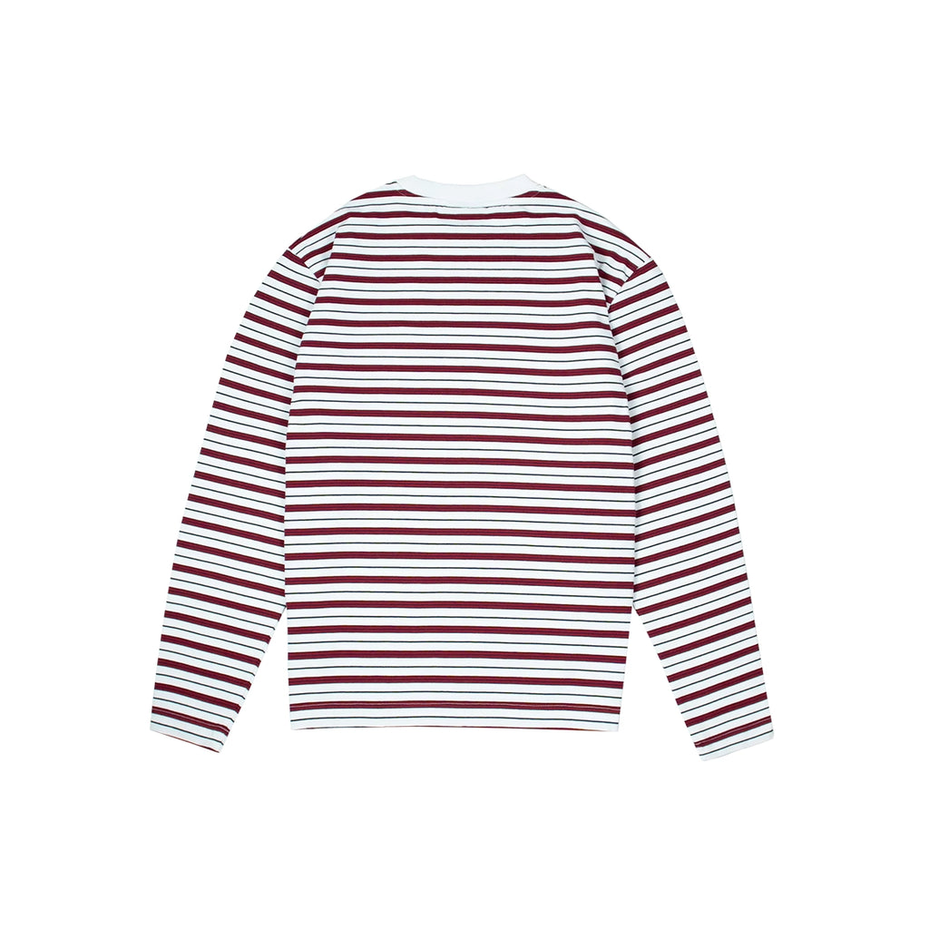 99BASED Striped Combat Longsleeve Red White