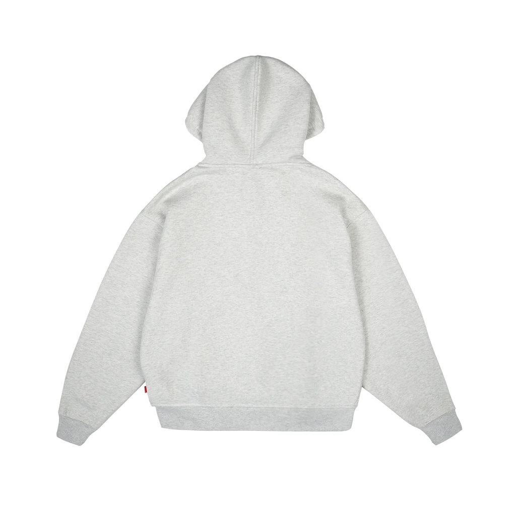 99BASED Voyage Zip Hoodie Grey Melange