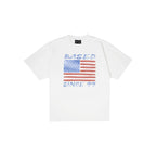 99BASED Watercolour Flag T-Shirt White