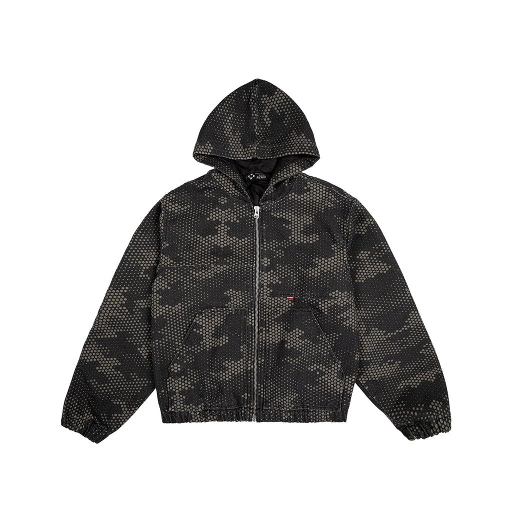 99BASED Work Canvas Jacket Digital Camo Dark
