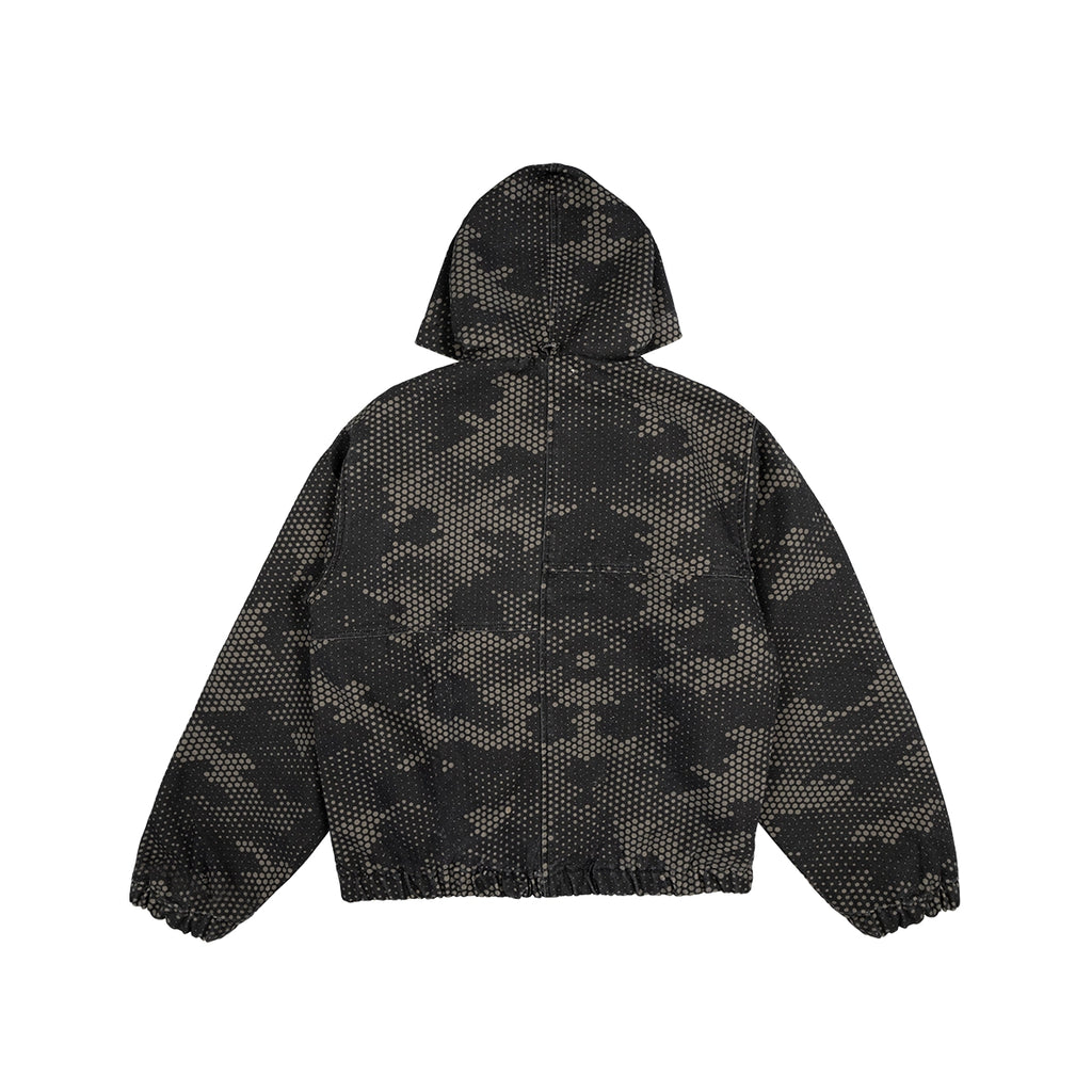99BASED Work Canvas Jacket Digital Camo Dark