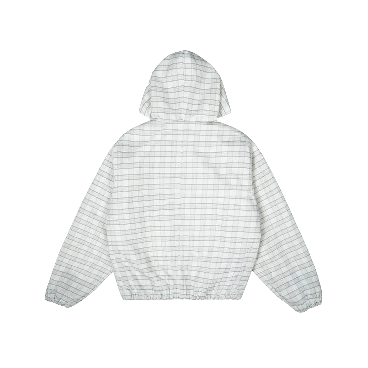 99BASED Work Canvas Jacket Plaid White