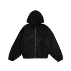 99BASED Work Canvas Jacket Waxed Black