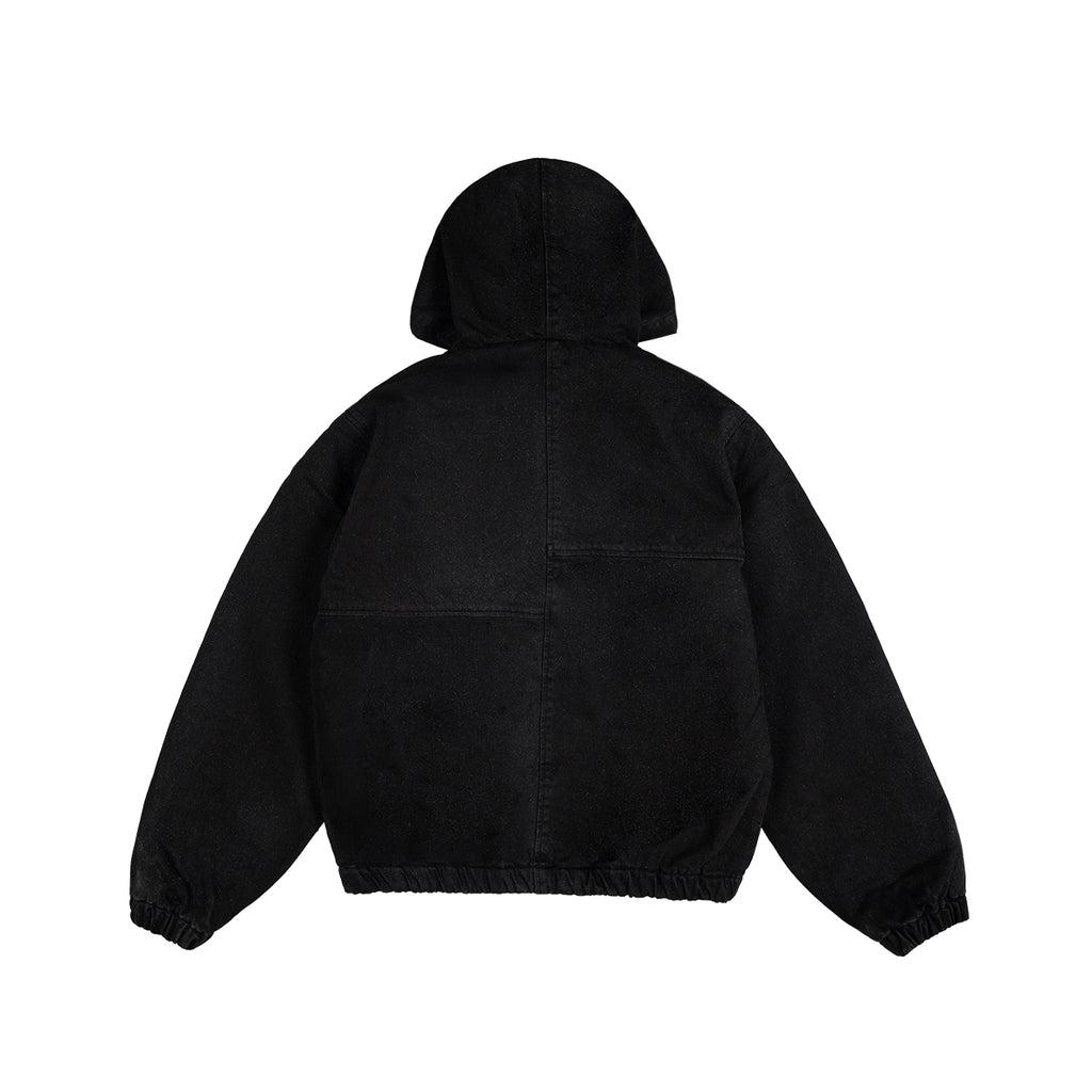 99BASED Work Canvas Jacket Waxed Black