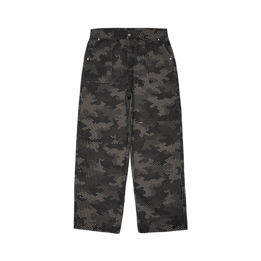 99BASED Work Canvas Pants Digital Camo Dark